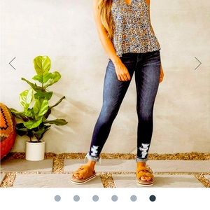 Flying Monkey High Rise Ankle Skinny